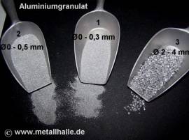 101 Aluminiumgranulat/Aluminiumpulver � 0 - 0,3 mm - Bild vergr��ern 