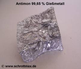 001 Antimon Sb99,65 Gie�metall - Bild vergr��ern 