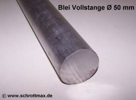 050 Blei Vollstange rund � 50 - 100 mm - Bild vergr��ern 