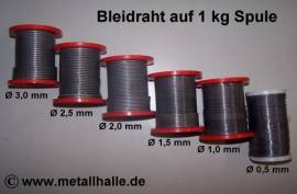 102.5 Bleidraht � 2,5 mm auf 1 kg Spule - Bild vergr��ern 