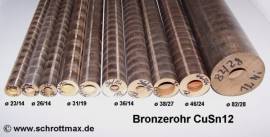383 Bronze Rohr f�r Bronzegleitlager � 38/27 - 100 mm - Bild vergr��ern 