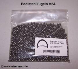 513 Edelstahlkugeln V2A � 3,175 mm - Bild vergr��ern 