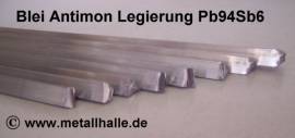 064 Blei Dreikantstange PbSb6 Gie�metall - Bild vergr��ern 