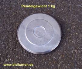 020 Pendelgewicht fr Uhr 1,0 kg - Bild vergrern 