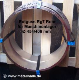 1525 Rotguss Rohr f�r Buchsen und Lager � 152/118-100 mm - Bild vergr��ern 