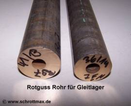 361 Rotguss Rohr f�r Maschinenlager � 36/14-100 mm - Bild vergr��ern 