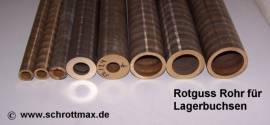 713 Rotguss Rohr f�r Buchsen und Lager � 71/38-100 mm - Bild vergr��ern 