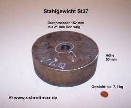 040 Stahlscheibe � 152/21-50 mm St37 - Bild vergr��ern 