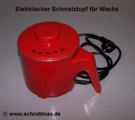 002 elektrischer Wachsschmelzer Schmelztopf - Bild vergr��ern 