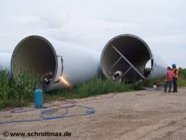 020 Windrad zerlegen Windpark Mautitz - Bild vergr��ern 