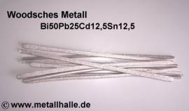 152 Woodsches Metall Bi50Pb25Cd12,5Sn12,5 als Dreikantstange - Bild vergrern 