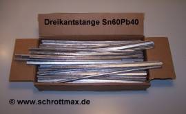 060 Weichlot als Dreikantstangen Sn60Pb40 - Bild vergr��ern 