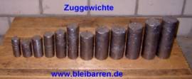 003 Zuggewicht / Uhrengewicht fr Wanduhr 1,25 kg - Bild vergrern 