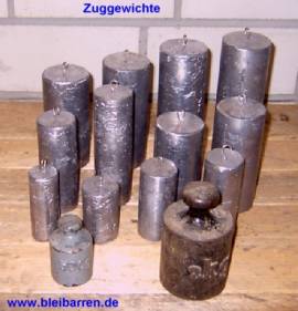 009 Zuggewicht / Uhrengewicht fr Wanduhr 4,00 kg - Bild vergrern 