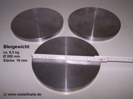 023 Bleischeibe � 20 cm - Bild vergr��ern 