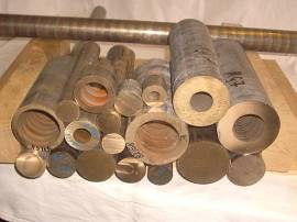 562 Bronze Rohr f�r Hubmutter und Lager � 56/24 - 100 mm - Bild vergr��ern 