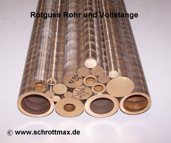 Neu Rotguss Rohr für Gleitlager im Shop Schrottmax günstig kaufen.