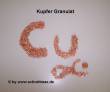 003 Kupfergranulat Cu99,9  1 kg ca. � 1 - 4 mm
